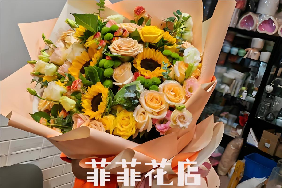 结婚纪念日鲜花配送老婆,一束花纪念岁岁年年相守